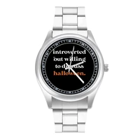 chucky quartz watch home elegant wrist watch stainless photo new teens wristwatch