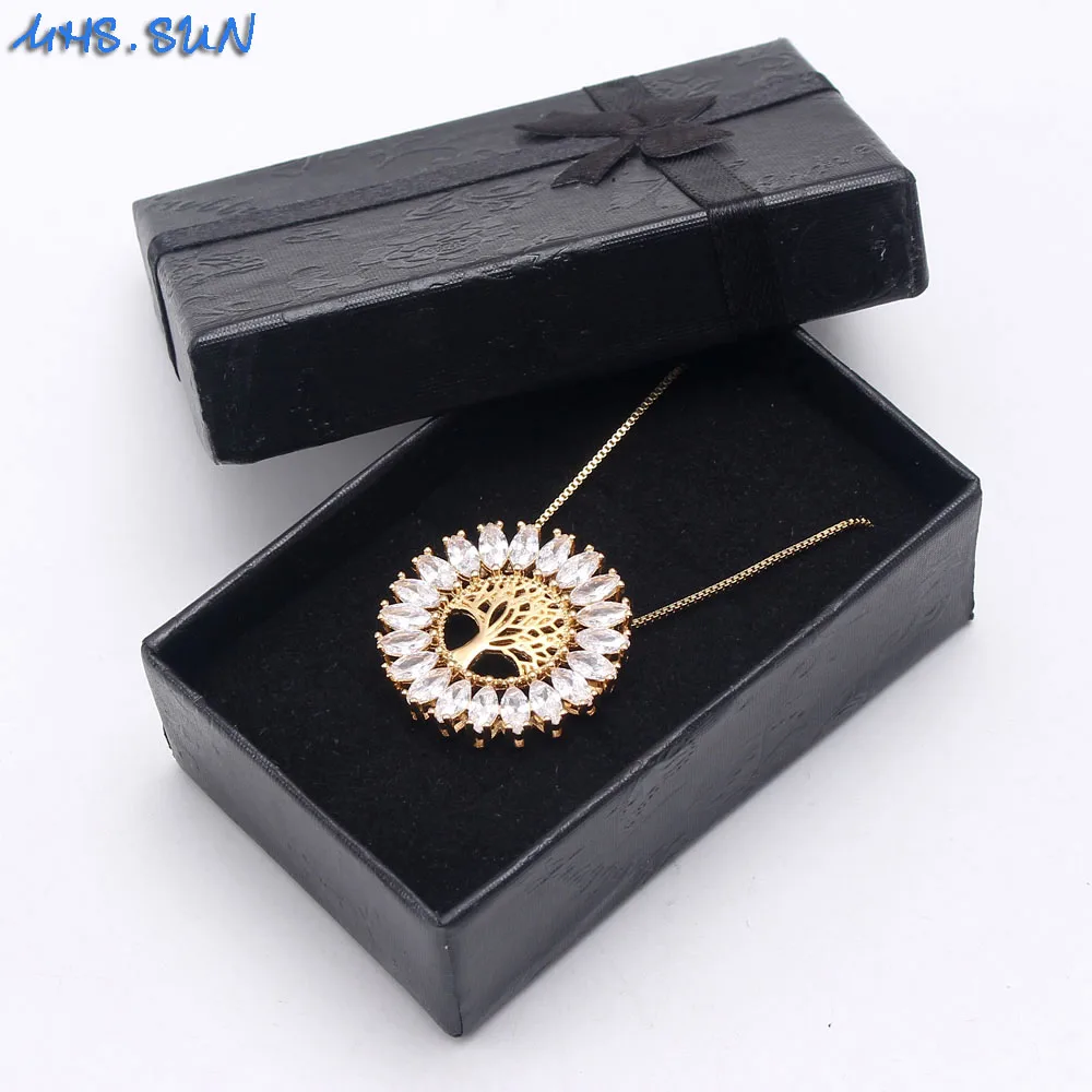 MHS.SUN винтажное дизайнерское ожерелье из искусственного циркония модное