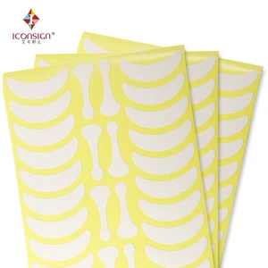 700 пар упражнений под глаза, подушечки для ресниц, наклейки для глаз, бумажные безворсовые, в форме костяных ресниц