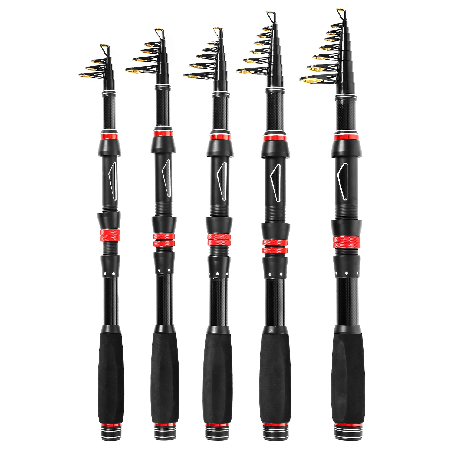 Lixada рыболовная удочка и катушка телескопическая из углеродного волокна с