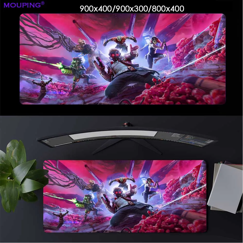 

Computer Desk Mat Anime Mat Red Mouse Pad Galaxy Gaming Table Asus Rog Office Accessories Large Mousepad for Office DropShipping