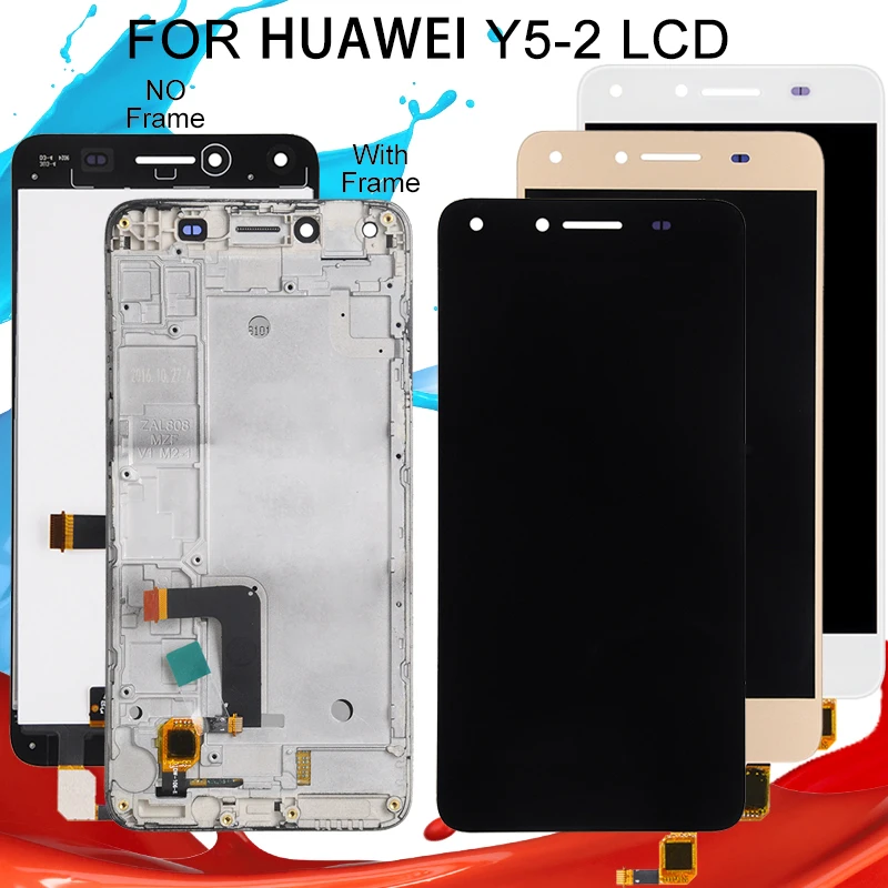 Catteny Y5II дисплей для Huawei Y5 2 ЖК Сенсорная панель экран дигитайзер в сборе с рамкой