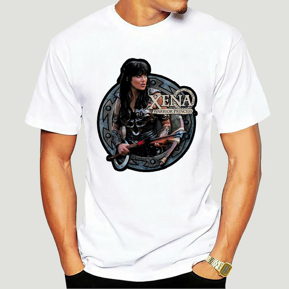 

Licensed Xena The Warrior Princess Lucy Lawless Adult Shirt men summer tee-shirt male brand t shirts man t-shirt euro size 6534X