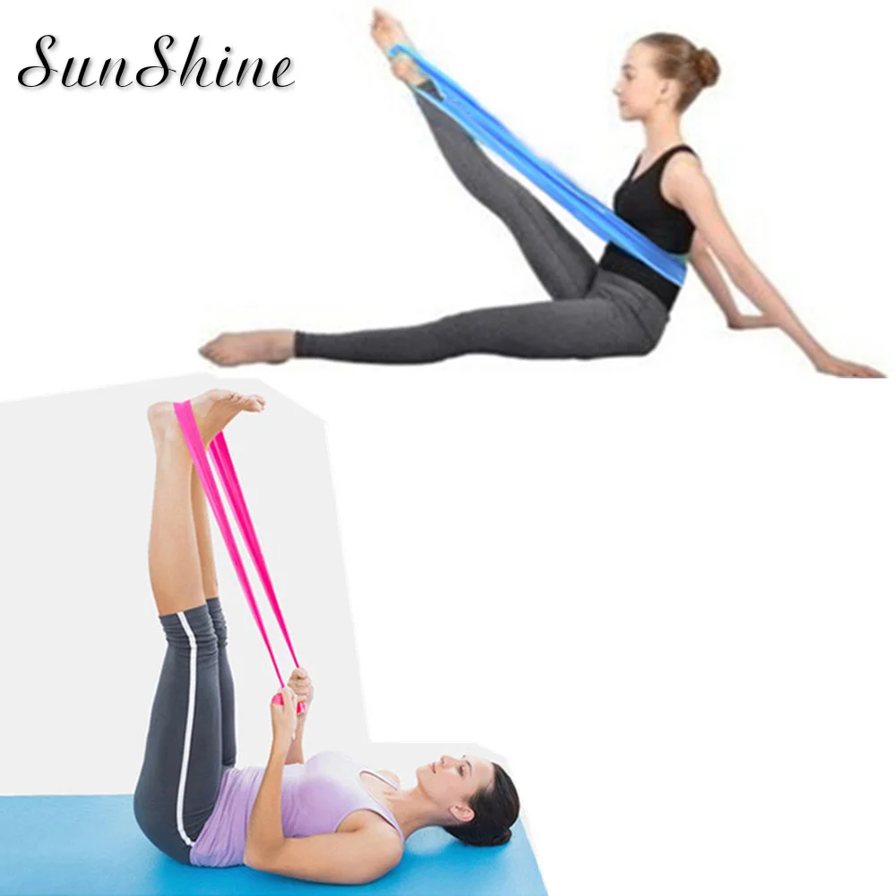 1 шт. Детские Эспандеры для йоги тянущиеся веревки фитнеса пояса из натурального