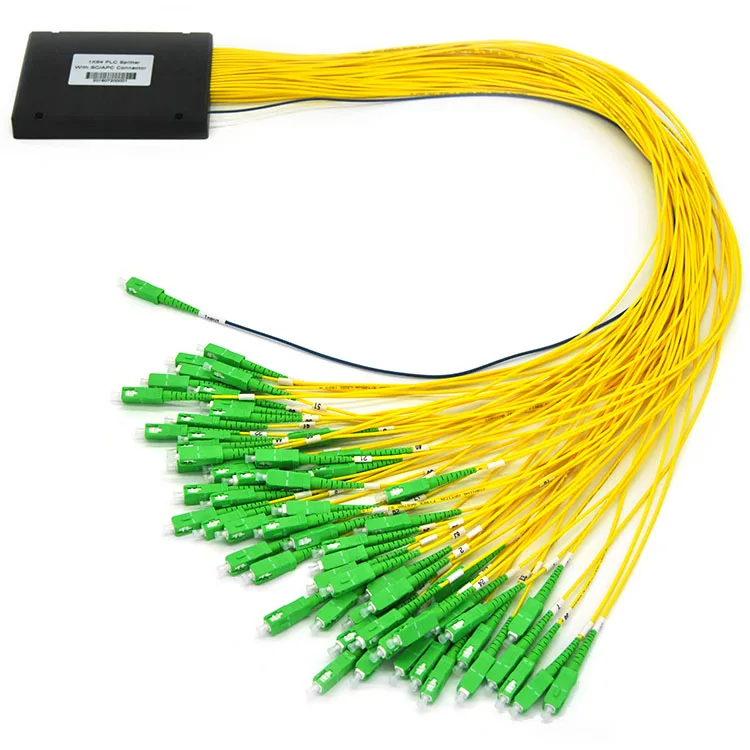 SC/ APC Волоконно-оптический разветвитель PLC 1x64 сплиттер оптический соединитель