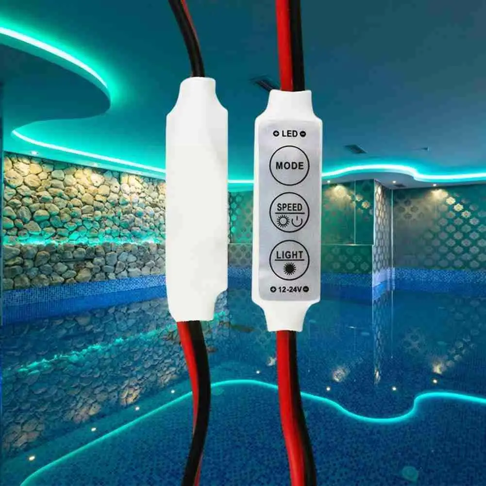 

12v 24v 3*4a Mini Led Controller Dimmer Driver To Single Keys Light With Dimmer Led 12v Light Led 3 Color Control Strip L3k2
