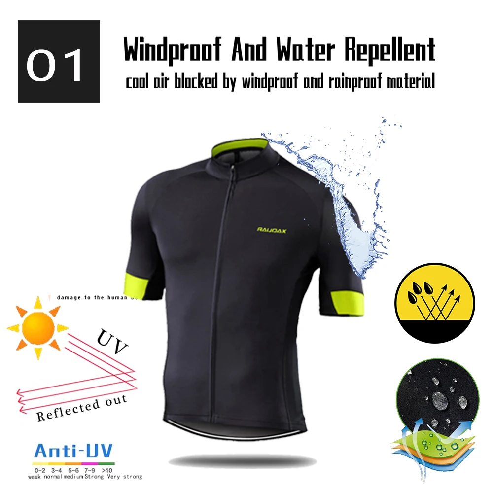 Специальный однотонный комплект из джерси и мужской одежды для велоспорта