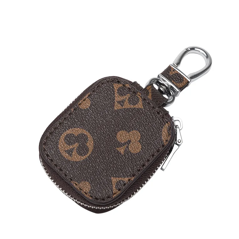 

Vintage Car Key Case Male PU Leather Keys Holder Women Smart Housekeeper Zipper Keychain Case Car Key Pouch Bag Car Key Wallet