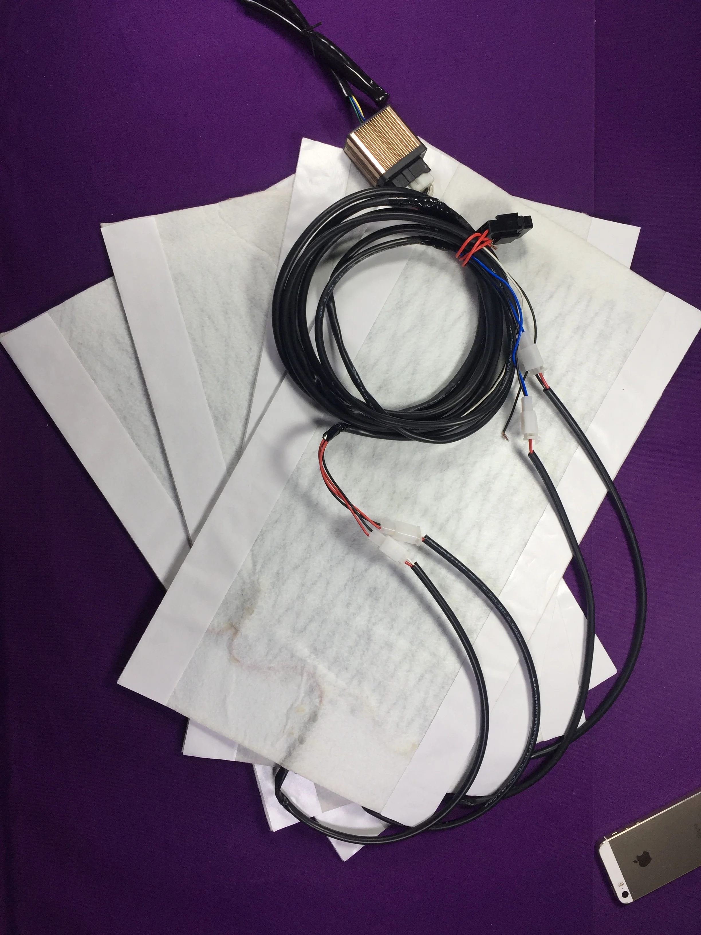 Электрический автомобильный обогреватель 12 В Универсальный комплект из