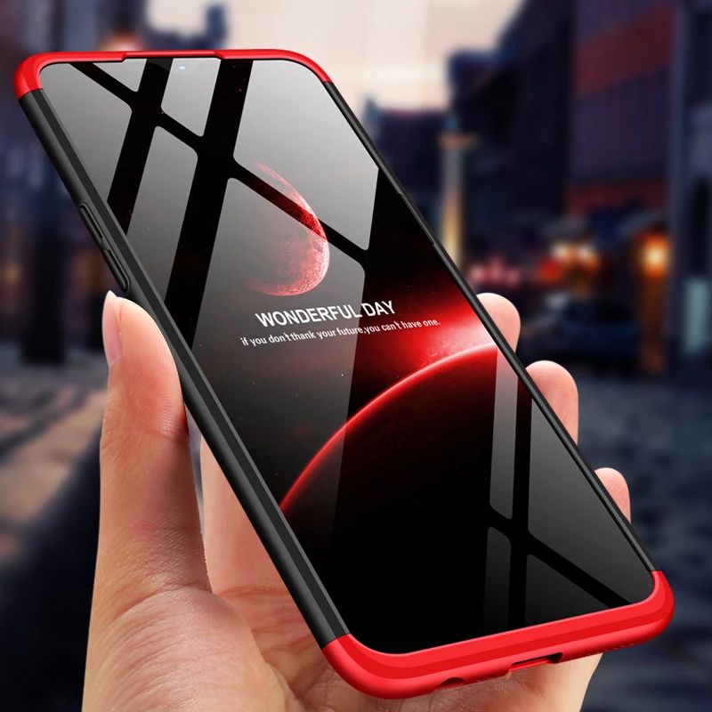 Роскошный чехол GKK для OPPO Realme 5 Pro жесткий матовый ударопрочный из поликарбоната 3