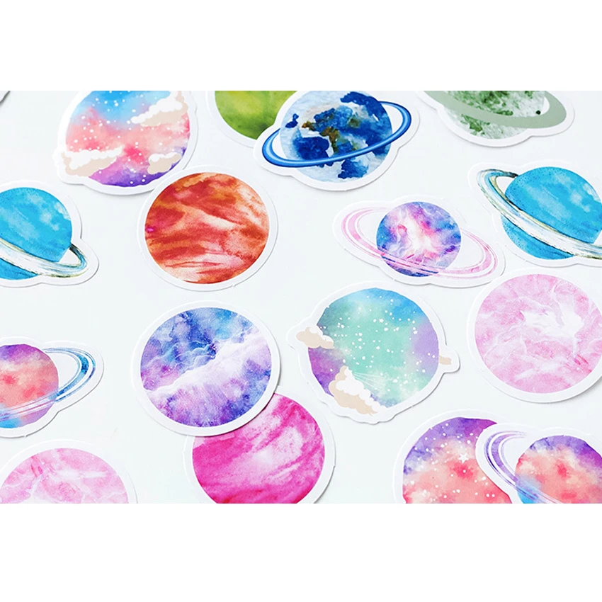 20 упаковок/партия креативные ручные учётные записи 32 наклейки в коробках для