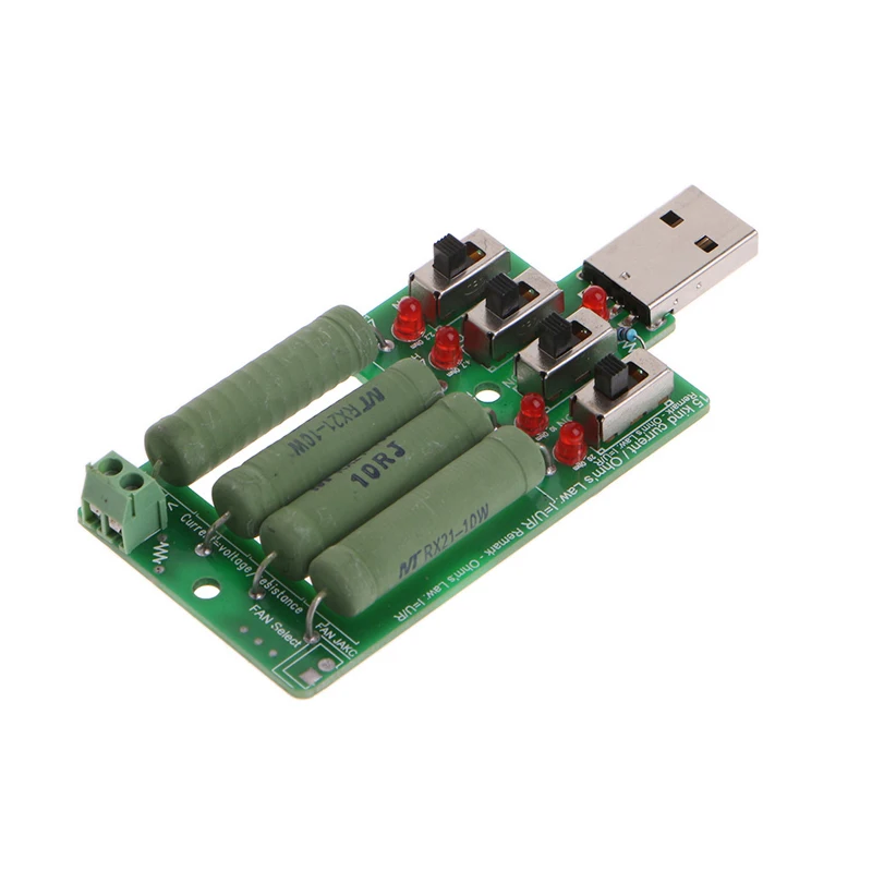 USB электронный сброс нагрузки сопротивление резистор Регулируемый 15 ток тестер Прямая поставка поддержка