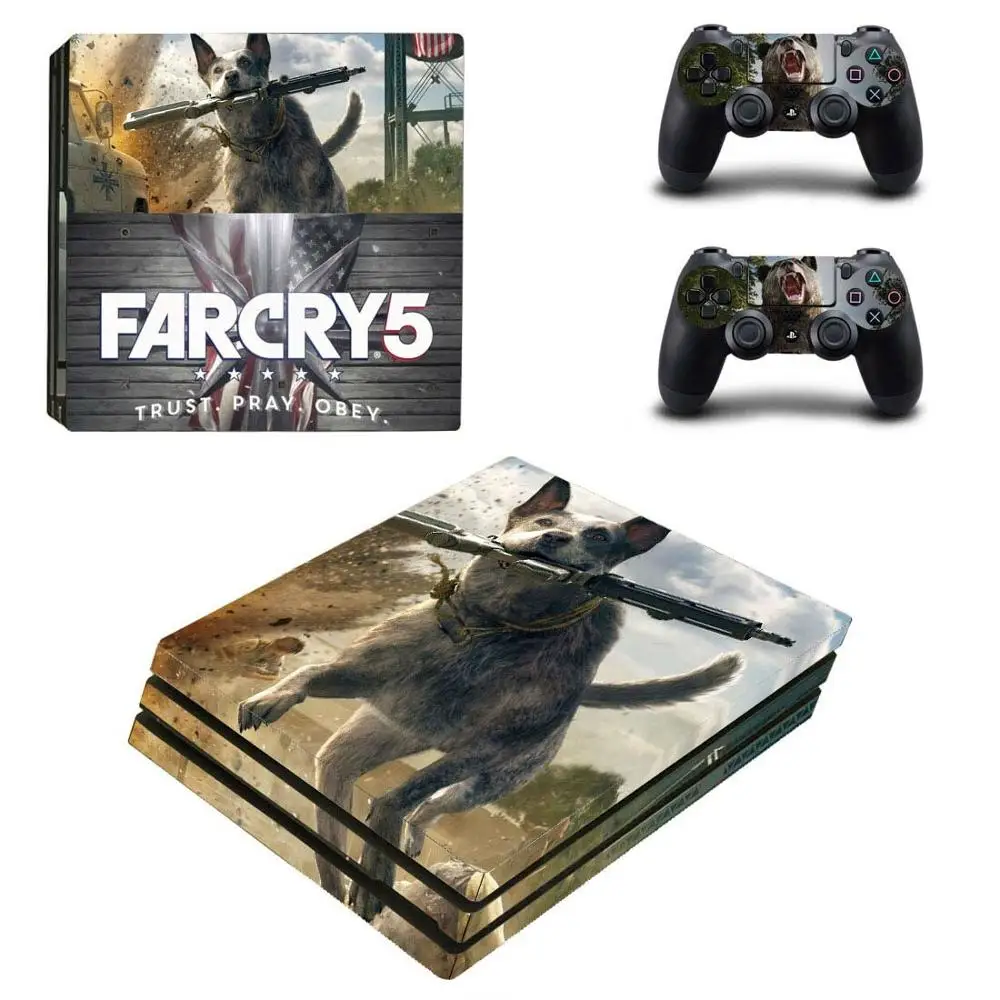 Far Cry 5 PS4 Pro стикер s PS 4 Play станция наклейка на кожу наклейки Pegatinas для playstation консоль