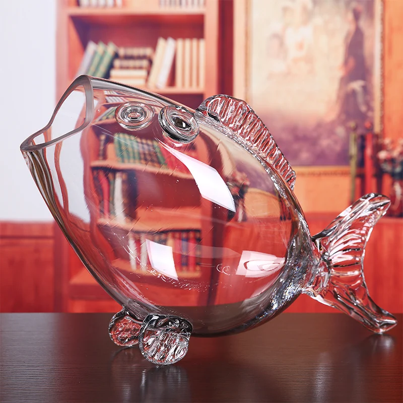 Стеклянная Чаша для рыб, прозрачное стекло для аквариума в форме рыбы, стекло для аквариума, украшение для дома, гостиной, офиса, крафтовые у... от AliExpress RU&CIS NEW