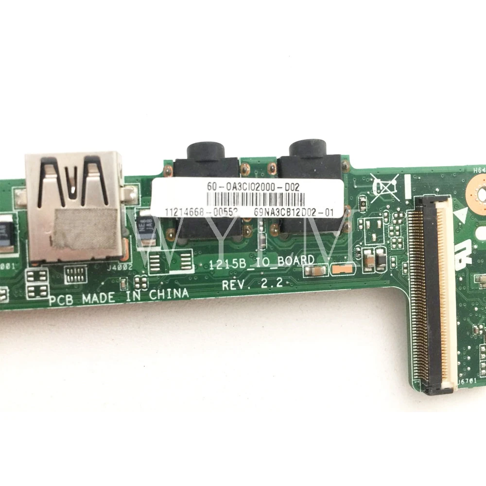 1215B For ASUS 1215 Network Laptop Audio USB3.0 IO Board Sound Card Interface | PC Hardware Cables &amp Adapters