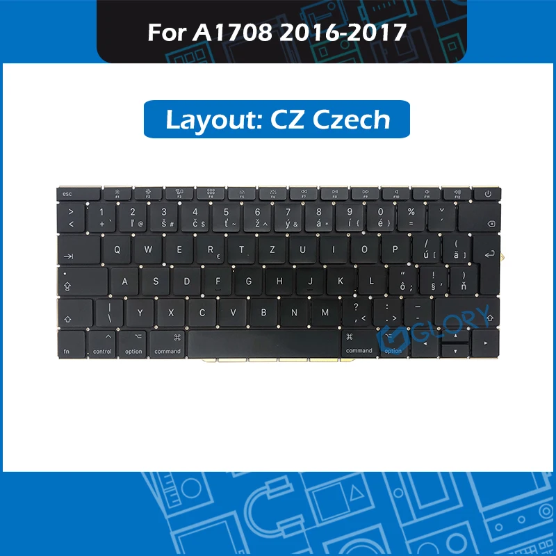 

Новая немецкая клавиатура A1708 DE для Macbook Pro retina 13 "A1708 немецкий y клавиатура на замену 2016 2017