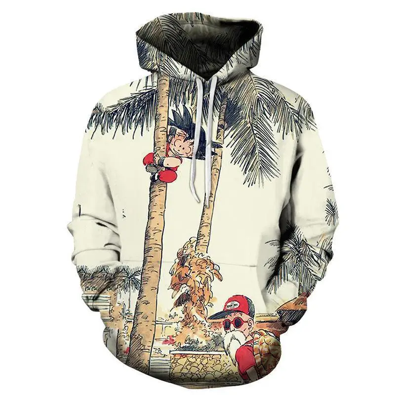 

Autumn Winter Dragon Ball 3D Printing Hoodie for Boys And Girls Casual Japanese Anime Sweatshirt Cool Fashion Pullover Coat