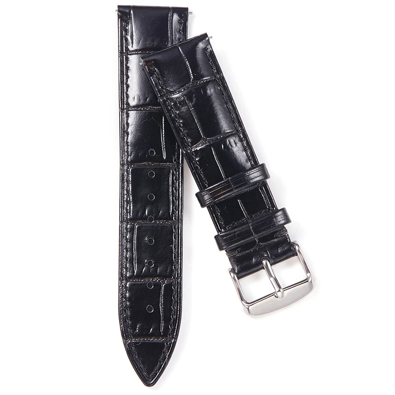 Getalia Leather Watch Band 19mm 20mm 21mm 22mm Watch Strap for Huawei Watch gt 2 pro Alligator Embossed Genuine Leather