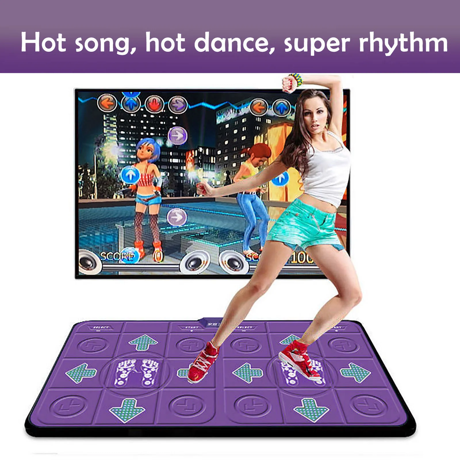 Танцевальные платформы коврики для ТВ ПК компьютер руководство танцевальный