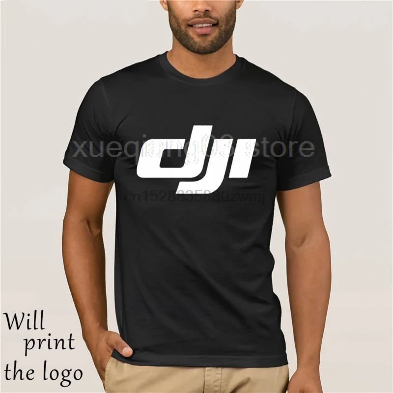Забавная Мужская футболка белая футболки Черная модная пилота DJI PHANTOM с принтом |