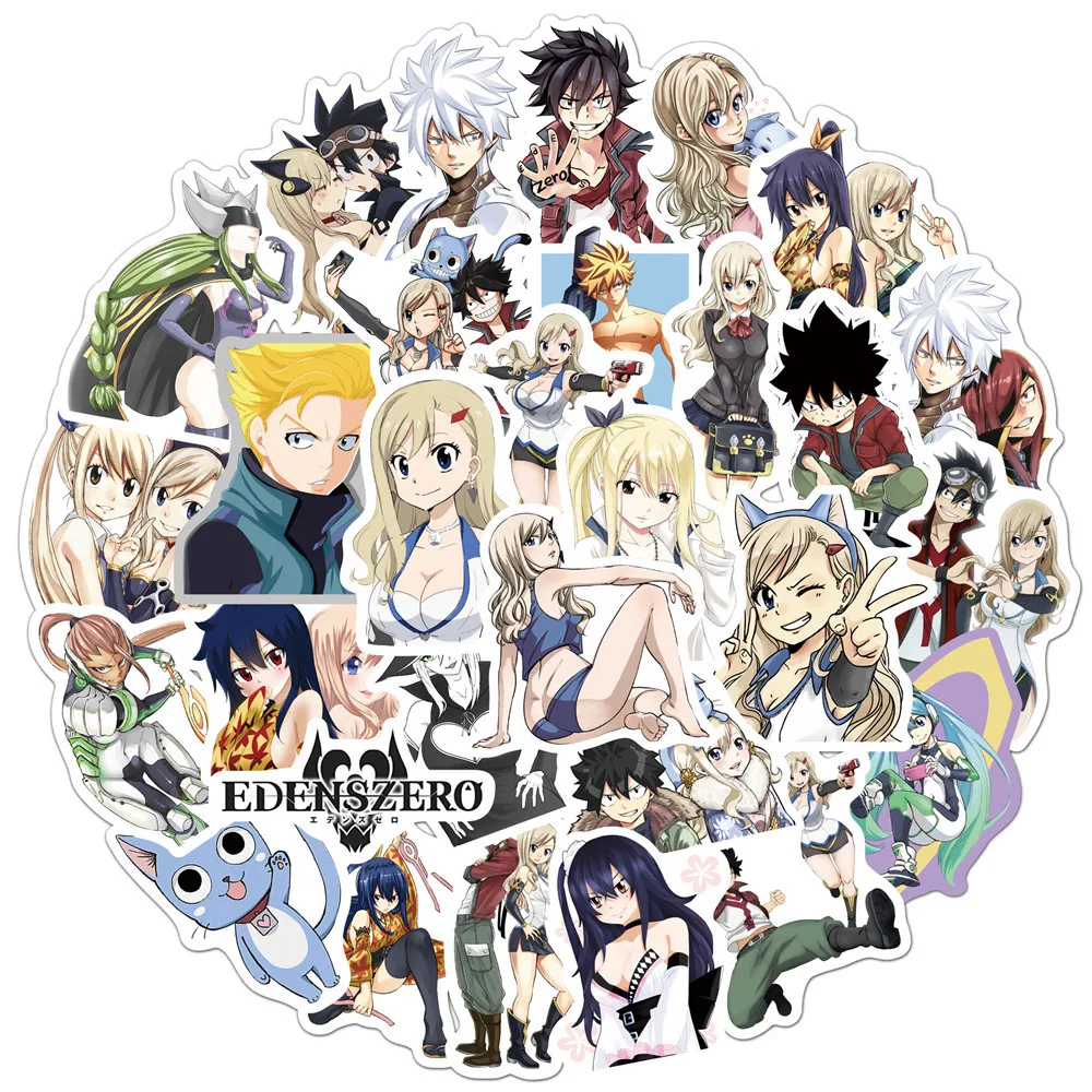 

10/30/50PCS New Anime EDENS ZERO Eden Star Original Graffiti Stickers Luggage Laptop Waterproof Decorative Stickers Wholesale