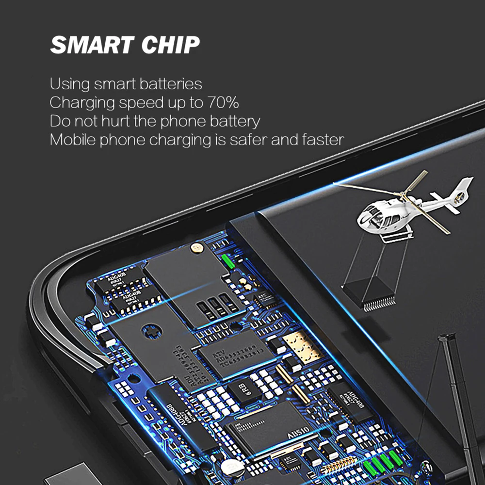 4700 мАч чехол для зарядки аккумулятора Xiaomi Mi 9 ультралегкий внешний портативный