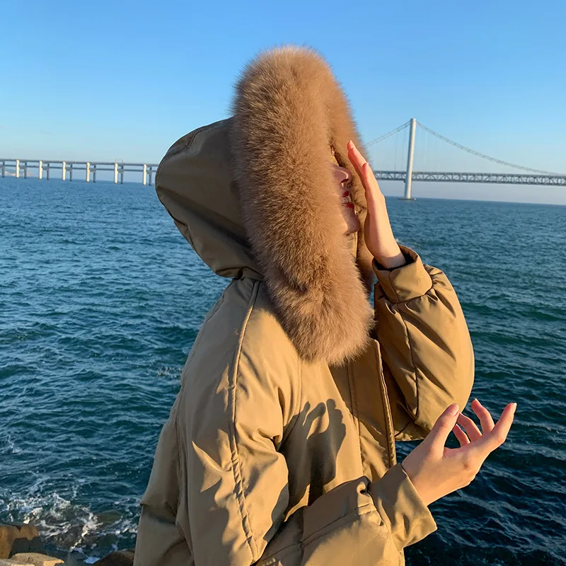 Winter Coat Women  Jacket Women's Short Winter Thickened 2021 New Fashion Hooded Jacket