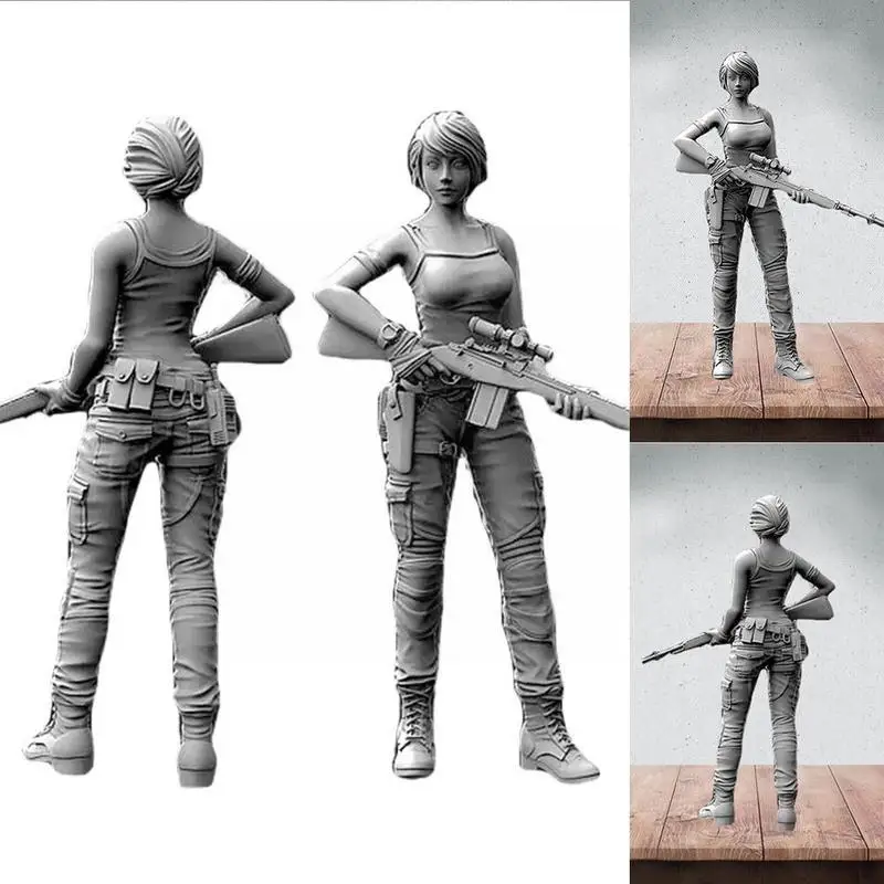 

1:35 Scale Resin Figure Unpainted Model Kit Figure Unpainted Unassambled Collect Russian Special Modern Female Navy Forces K0F5