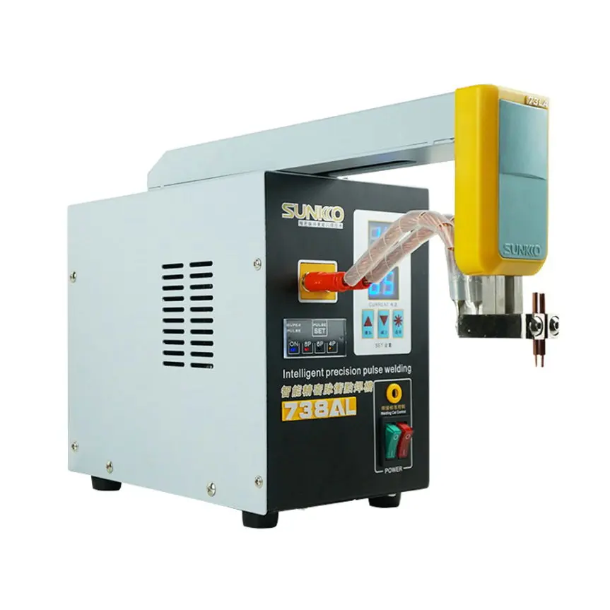 

SUNKKO 738AL 18650 Battery Spot Welder Pulse Spot Welder + 73LB Welding Arm + 70BN Welding Pen