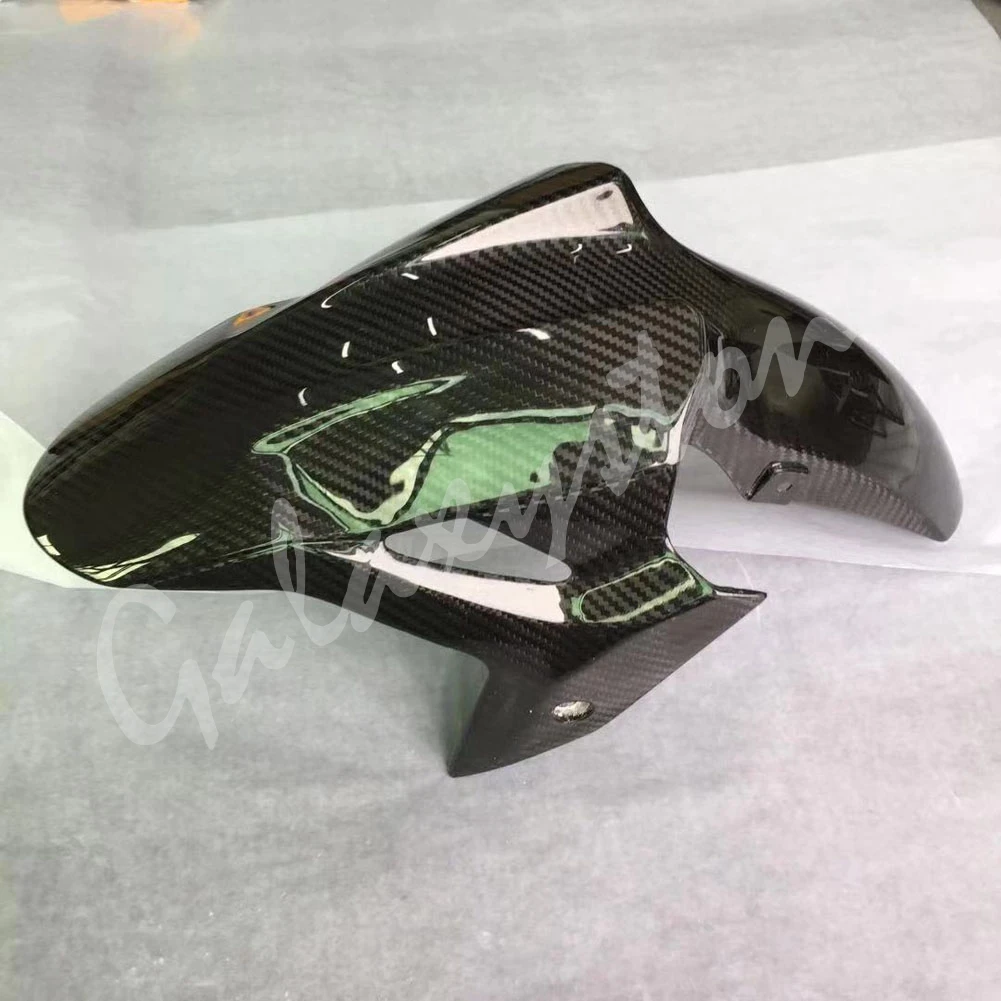 3K твил Настоящее углеродное волокно подходит для KAWASAKI NINJA 400 2018 переднее крыло Hugger