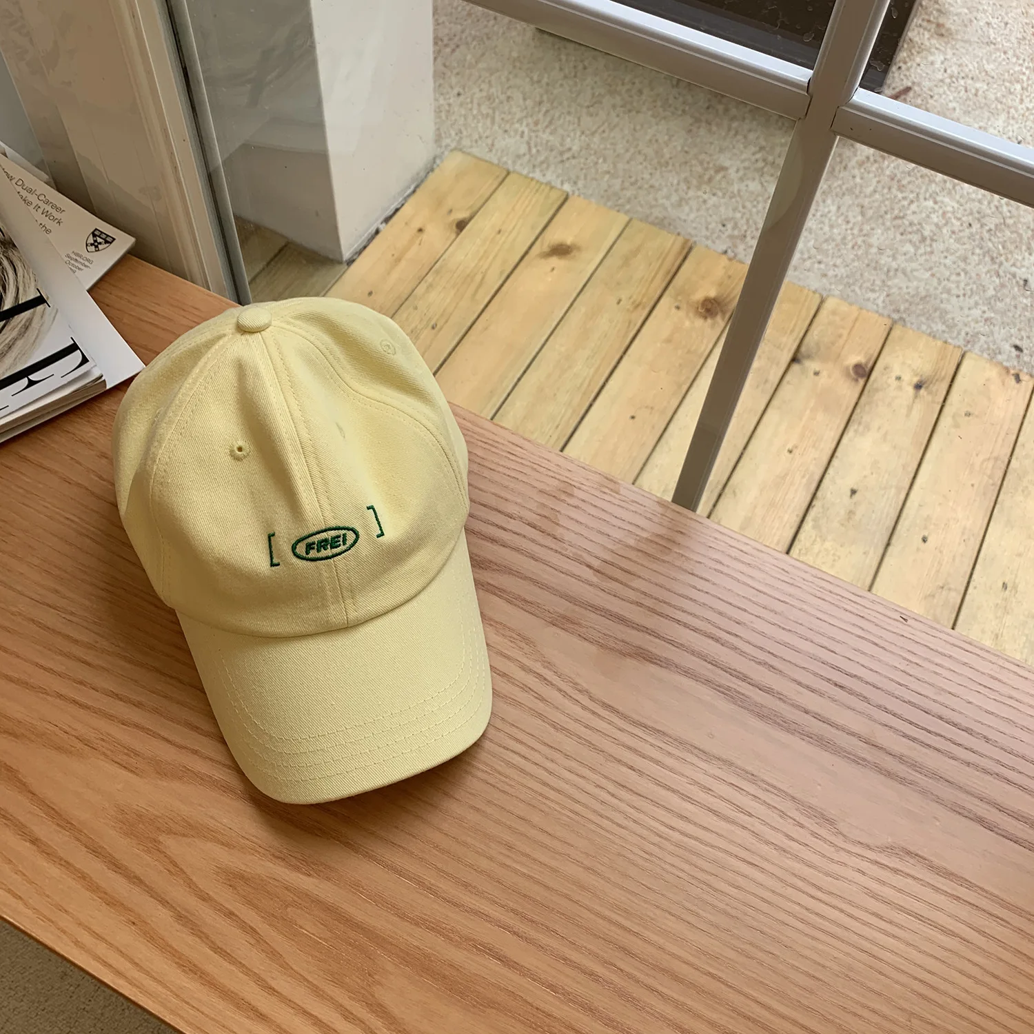 

Xiaoqingxin College Hood Children's Summer Alphabet Embroidery Cap Baseball Cap Spring And Autumn Lovely Han Banchao