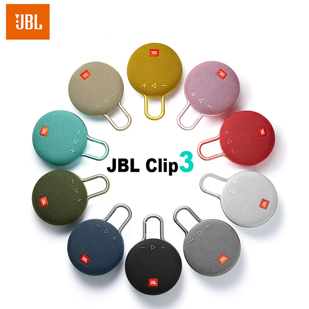 JBL CLIP 3 оригинальный беспроводной Bluetooth динамик IPX7 водонепроницаемый спортивный с