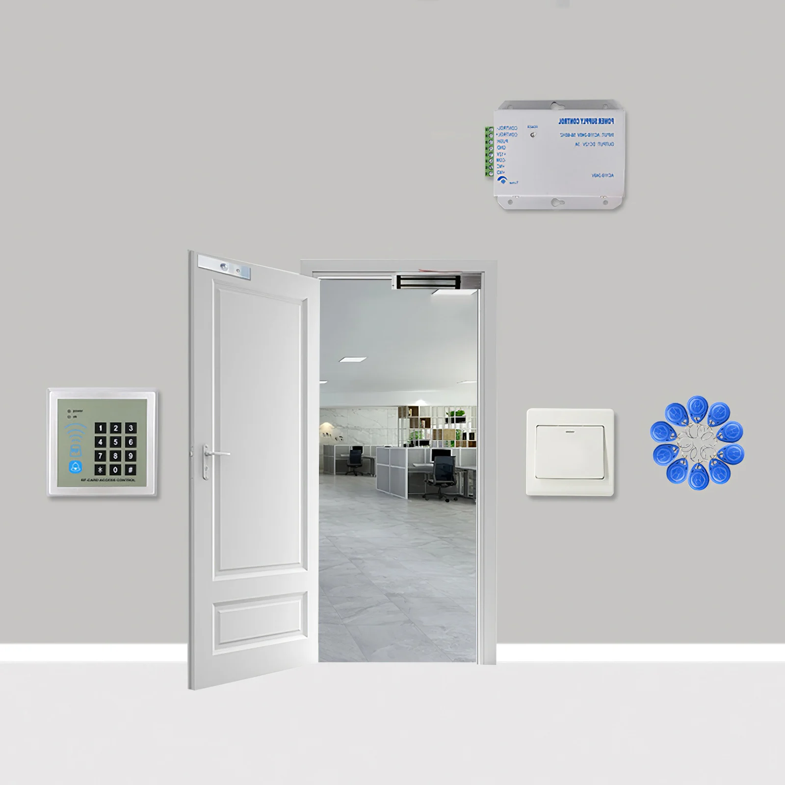 Access Control Device Machine Power Supply 3A/AC 110~240V DC 12V New Door System Switch For RFID Fingerprint | Безопасность и