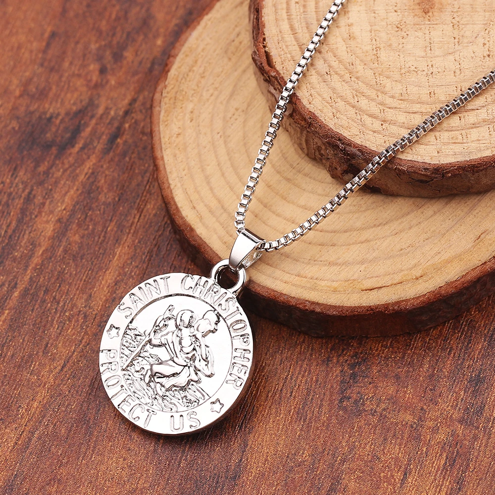 Ожерелье женское с цепочкой изображением Иисуса Христа ожерелье Святой