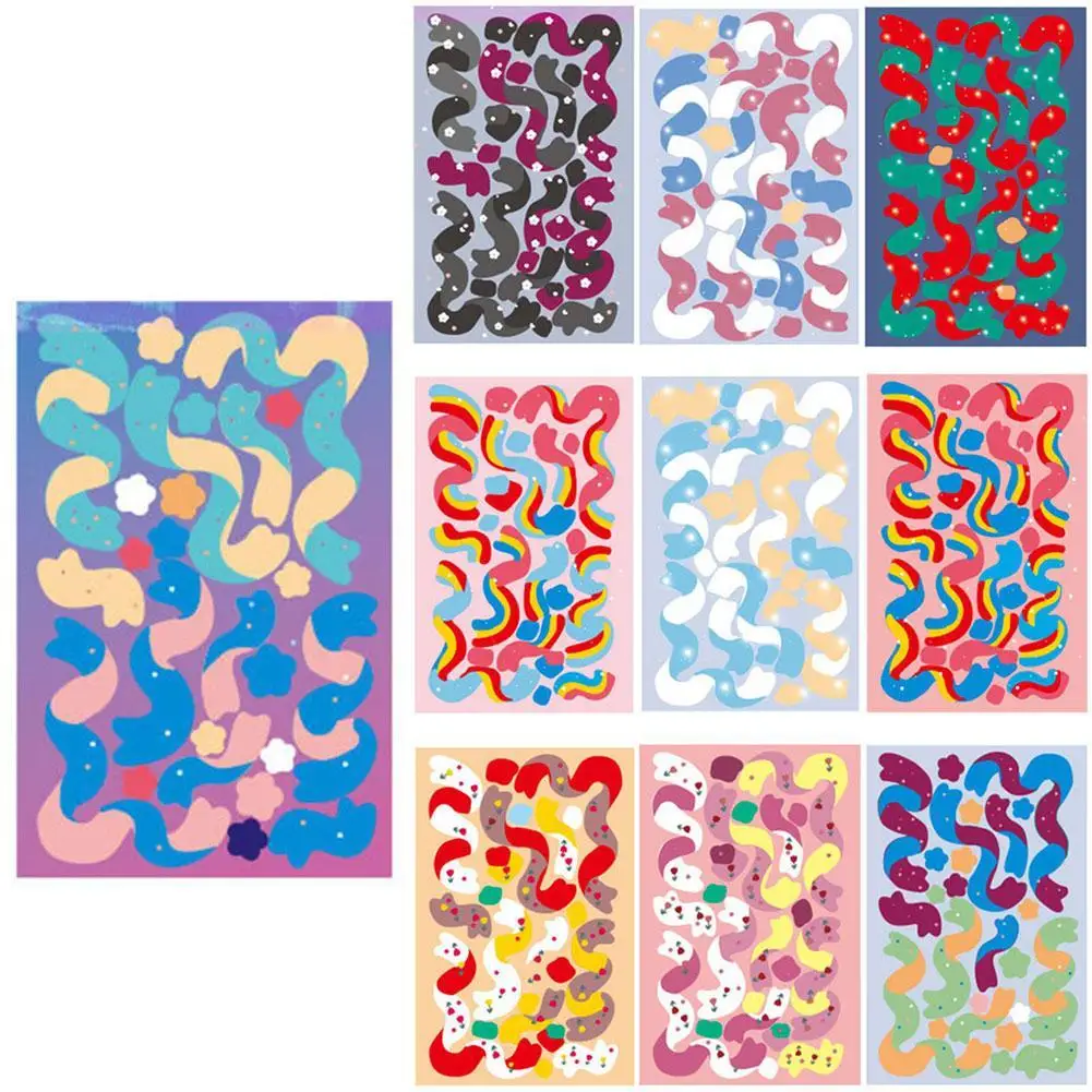 1 шт. симпатичная лента наклейка ПВХ для ручного счета персонализированное