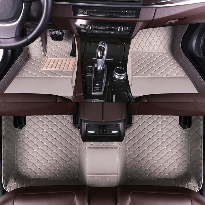 WLMWL автомобильный напольный коврик с логотипом для Volkswagen polo golf 7 tiguan touran jetta CC beetle vw