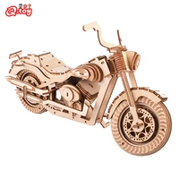 3d wooden puzzle motorcycle educational toys for kids 14y diy handcraft lasering puzzle game for kids christmas gift
