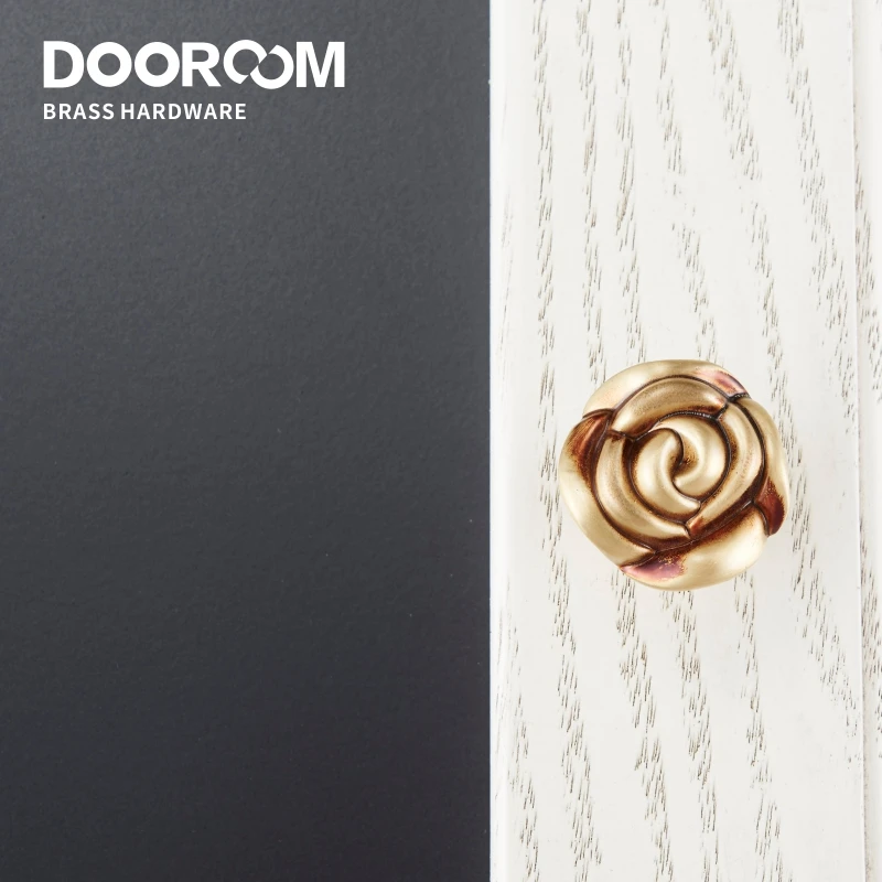 Латунные ручки Dooroom мебели и шкафа комод шкаф дверь ящик коробка для обуви