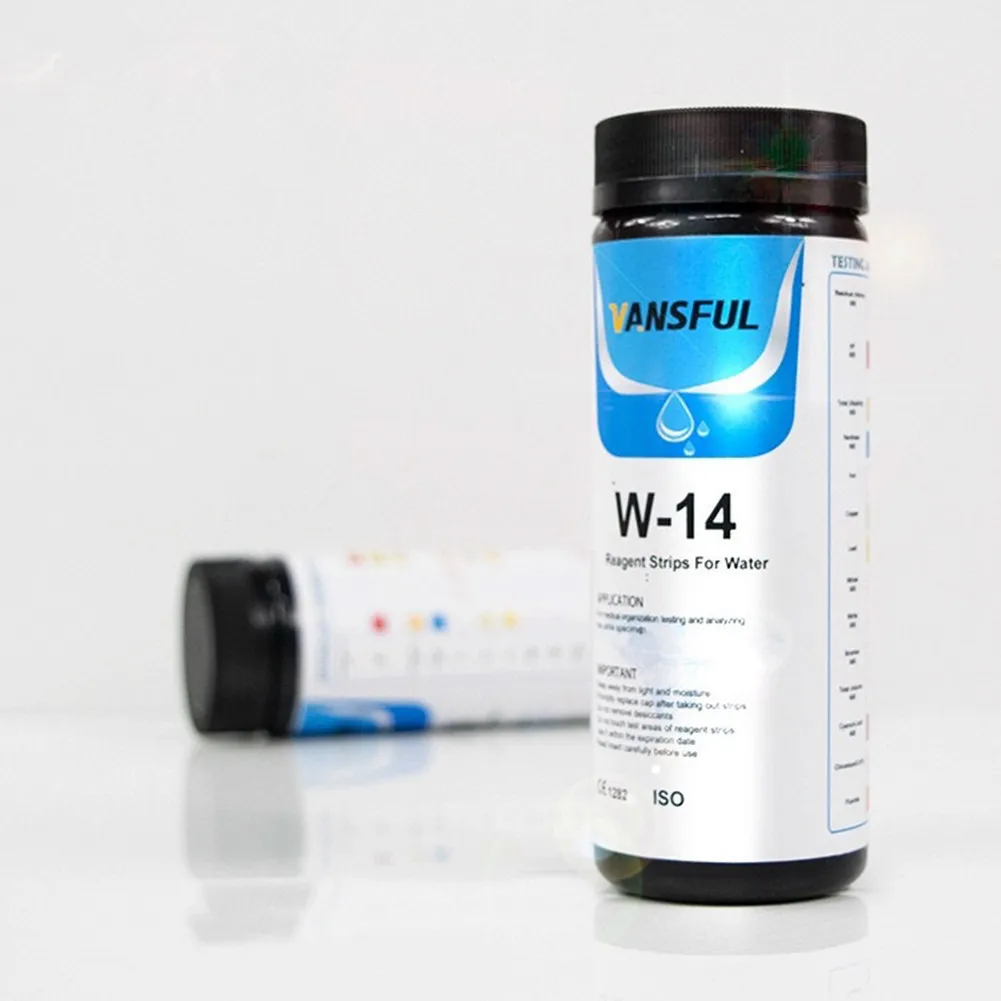 

Tap Water Test Strip Water 1 Package 14-In-1 Aquarium Copper Fish Tank