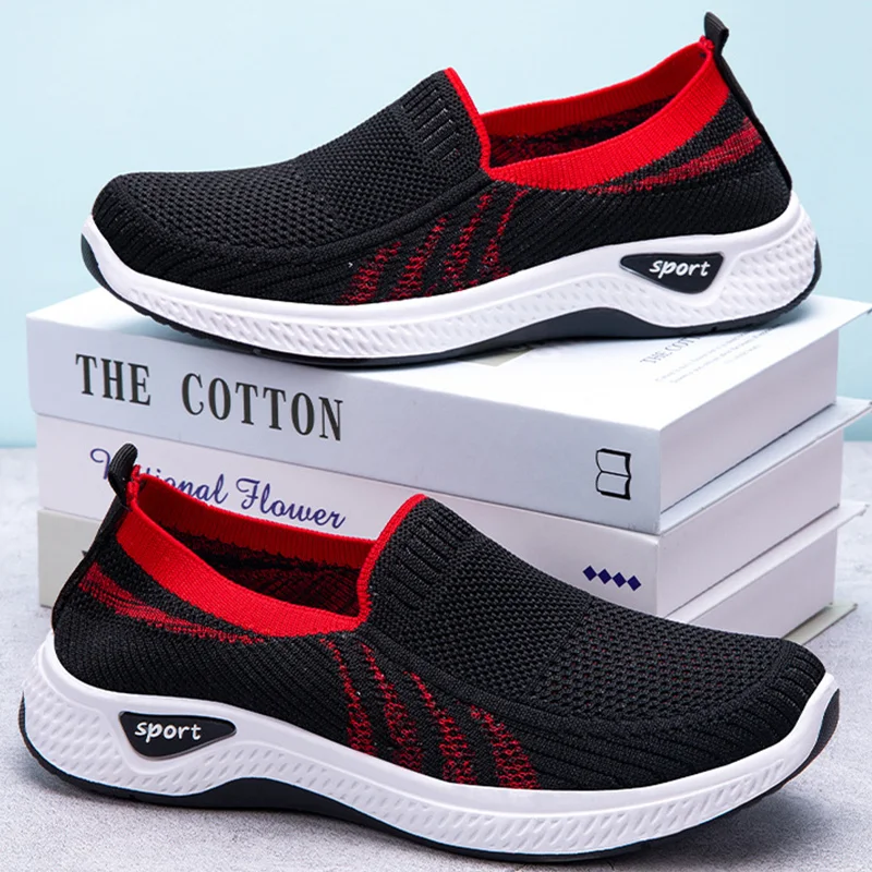 

Women Casual Shoes Black Platform Sneakers For Women Breathable Women's Sneakers Comfortable Ladies Flat Shoes Outdoor Plus Size