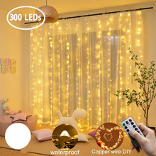 Cortina de luz led con cable de cobre...