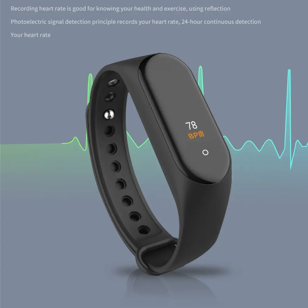 M4 смарт-браслет пульсометр/кровяное давление/умный Браслет монитор/Шагомер