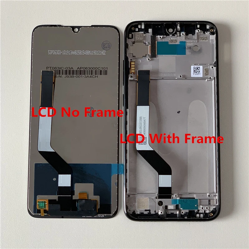 Оригинальная ЖК-рамка M& Sen для 6," Xiaomi Redmi Note 7 Redmi Note7 Pro, ЖК-экран+ сенсорный экран, дигитайзер с рамкой