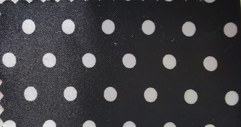 Per Meter, niedliches Polka-Dots-Material, Satin, Charmeuse, weicher Mantel, Futter, Schal, DIY-Stoff – Detail 13