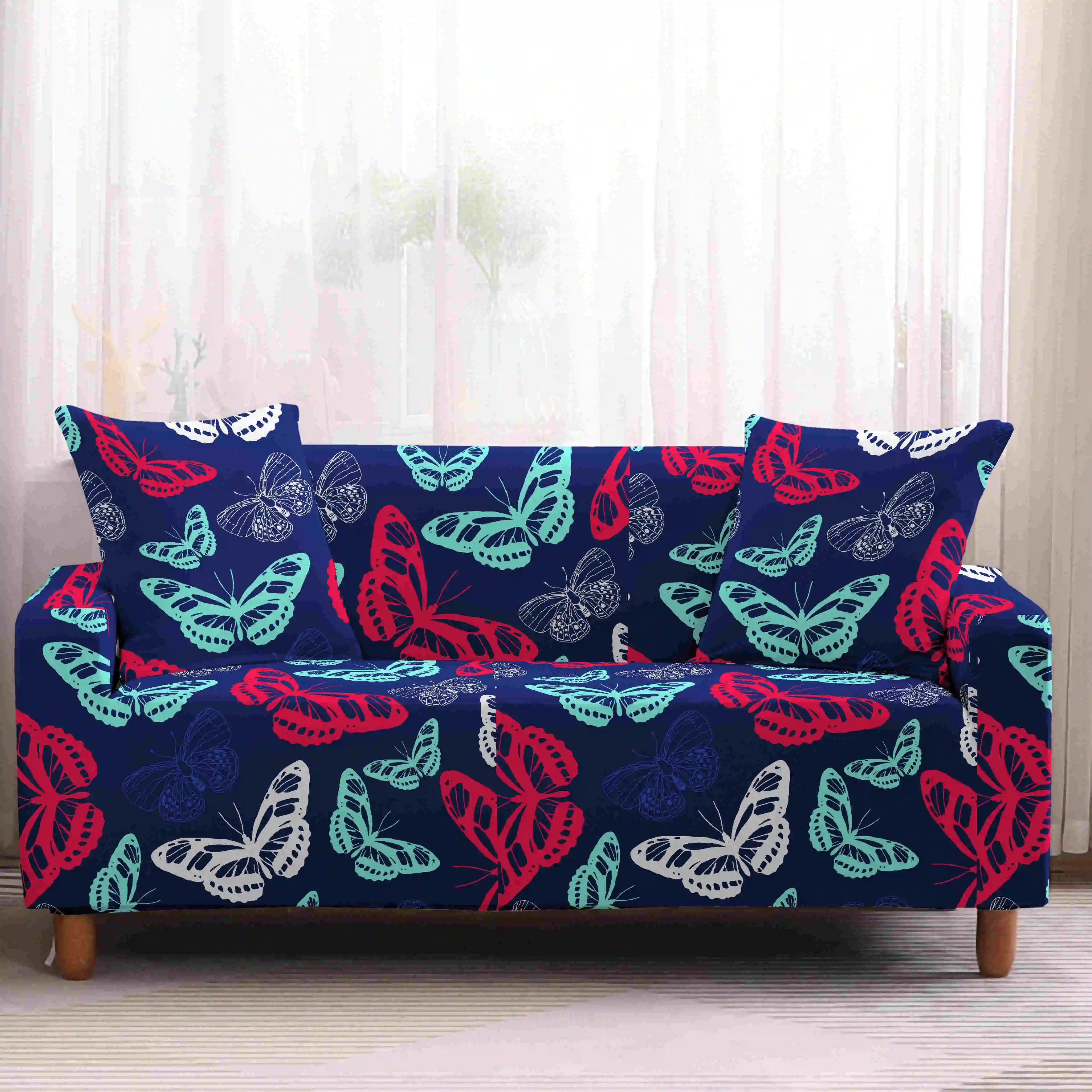 

Чехол для дивана Homesky на 1/2/3/4-местный диван с бабочками
