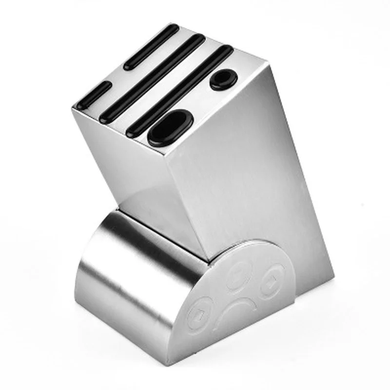 Кухня ножи блок современный 6-слот Нержавеющая сталь Ножи для хранения кухонных