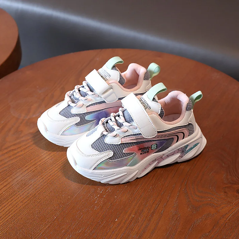 

Детская спортивная обувь с дышащей сеткой; Новинка 2022 года; Дышащая обувь с мягкой подошвой для папы; Повседневная обувь для мальчиков