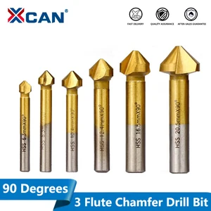 Сверла для снятия фаски под углом 90 градусов, 6 шт.