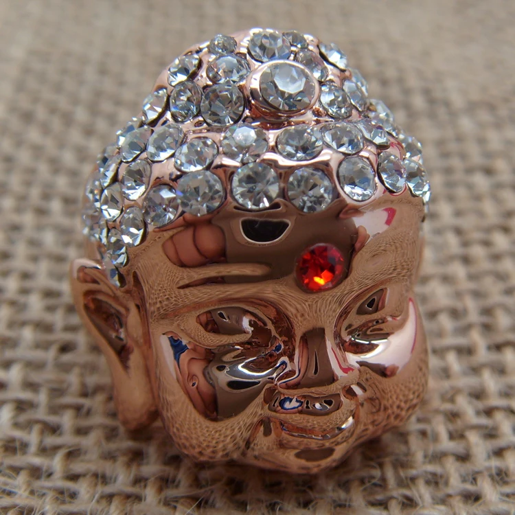 

L'Amour&Ma Cross-Border New Jewelry Luxury Fashion Buddha Master Rings For Women Accessories Gifts Party Dating
