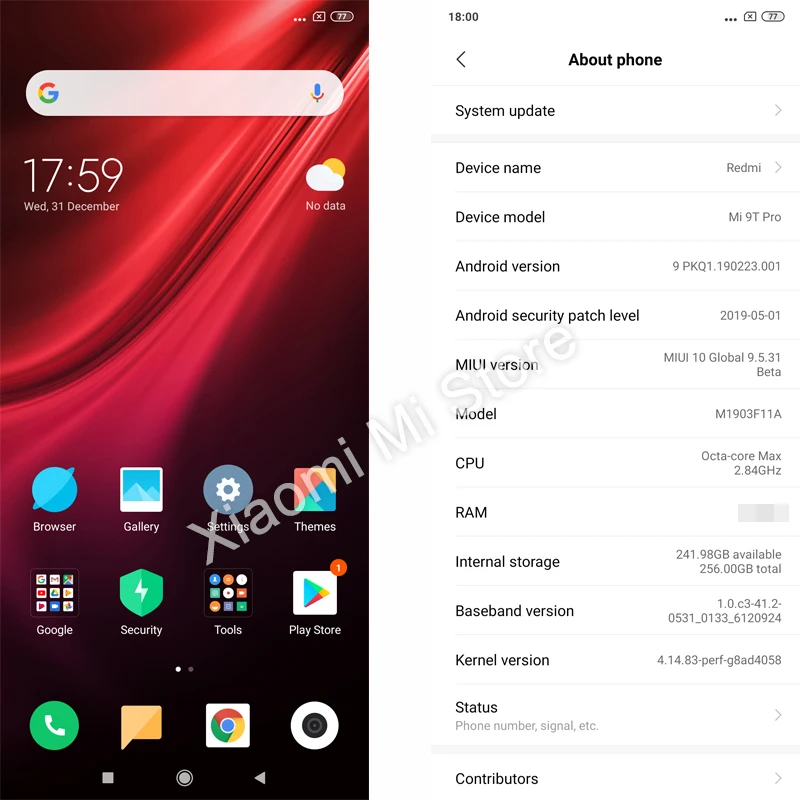 Xiaomi Redmi K20 Pro 8 Гб 256 мобильный телефон Snapdragon 855 48MP + 20MP камера 4000 мАч аккумулятор 6 39